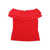 Monnalisa Girl's t-shirt with ruffles Red