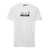 Dolce & Gabbana White Crewneck T-Shirt With Logo Print At The Chest In Cotton Man WHITE