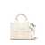 Marc Jacobs Marc Jacobs Small Calf Leather The Tote Bag With Side Handle WHITE