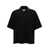 Jil Sander Black Bowling Shirt with Buttons in Lightweight Bio Cotton Man BLACK