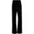Jil Sander JIL SANDER Velvet high-waisted trousers BLACK