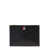 Thom Browne Black Document Holder with Grained Texture and Web Detail in Leather Man BLACK