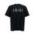 AMIRI Black T-Shirt with Contrasting Logo Print in Cotton Man BLACK