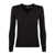 Ralph Lauren Ralph Lauren Plaited Cotton V-Neck Sweater Black Black