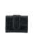 JACQUEMUS 'Le Compact Bambino' Black Wallet with Magnetic Closure in Leather Woman BLACK