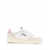 AUTRY Autry Woman'S White And Pink Leather  Low Sneakers With Logo WHITE