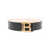 Balmain BALMAIN B-Belt leather belt BLACK