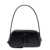 Marc Jacobs 'The Slingshot'  Black Shoulder Bag With Double J Detail In Cross-Grain Leather Woman Black