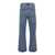 AGOLDE Light Blue 90'S Jeans With Rips In Organic Cotton Denim Man BLUE