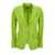 Liu Jo Green Single-Breasted Blazer in Stretch Fabric Woman GREEN