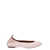 Lanvin Pink Ballet Flats in Leather Woman PINK