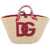 Dolce & Gabbana Large 'Kendra' Shopper Bag AZULEJOS FDO FUCSIA