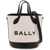 Bally '8 Hours' Bucket Bag NATURAL BLACK ORO