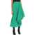 Alexander McQueen Asymmetric Skirt With Maxi Flounce BRIGHT GREEN