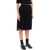 Thom Browne Knitted Pleated Midi Skirt NAVY