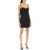 ROTATE Birger Christensen 3D Jacquard Bustier Mini Dress BLACK