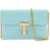 Tom Ford Croco-Embossed Leather Mini Bag PASTEL TURQUOISE