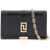 Versace Croco-Embossed Leather Greca Goddes Crossbody Bag BLACK VERSACE GOLD