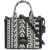 Marc Jacobs The Mini Tote Bag With Lenticular Effect BLACK WHITE