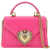 Dolce & Gabbana Leather Small 'Devotion' Bag ROSA SHOCKING