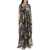 Dolce & Gabbana Chiffon Maxi Dress With Garden Print GIARDINO FDO VERDE