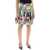 Dolce & Gabbana Nocturnal Flower Mini Yoke Skirt FIORE NOTTURNO F BCO