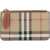 Burberry Check Coin Purse With Chain Strap ARCHIVE BEIGE