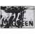 Alexander McQueen Graffiti Cardholder BLACK WHITE