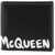 Alexander McQueen Graffiti Bi-Fold Wallet BLACK WHITE