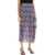 Ganni Pleated Midi Skirt With Leopard Motif MULTICOLOUR