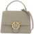 Pinko Love One Top Handle Classic Light Bag NOCE ANTIQUE GOLD