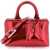 THE ATTICO Mirror-Effect Friday Mini Bag RED