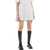 Thom Browne Funmix Striped Oxford Mini Skirt ORANGE