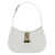Versace 'Greca Goddess' Small White Hobo Bag with Logo Detail in Leather Woman WHITE