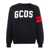 GCDS Gcds Sweatshirt With Embroidered Logo Black