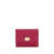 Dolce & Gabbana DOLCE & GABBANA COMPACT WALLET WITH LOGO PLAQUE PINK & PURPLE