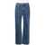 Alexander Wang Alexander Wang Straight Layered Jeans BLUE