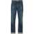 Balmain Balmain Vintage Straight Jeans With Logo BLUE