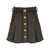 Balmain Balmain Pleated Midi Skirt BLACK