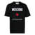 Moschino Moschino T-Shirt With Embroidery Black