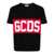 GCDS Gcds Cotton T-Shirt With Logo Print Black