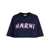 Marni MARNI CROPPED T-SHIRT WITH PRINT BLUE