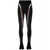 MUGLER Mugler Leggings With Semi-Transparent Inserts Black