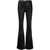 FRAME Frame Flared Jeans With Le Crop Buttons Black