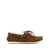 Tom Ford TOM FORD SUEDE LACE-UP BOAT SHOES BROWN