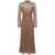Tom Ford TOM FORD LONG PERFORATED DRESS BROWN