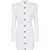 Balmain Balmain Short Dress With Fringes WHITE