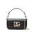 Dolce & Gabbana DOLCE & GABBANA SHOULDER BAG WITH DG PLAQUE BLACK
