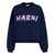 Marni MARNI SWEATSHIRT WITH PRINT BLUE