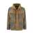COLMAR ORIGINALS Colmar Colourblock Jacket With Concealed Hood BROWN/GREEN